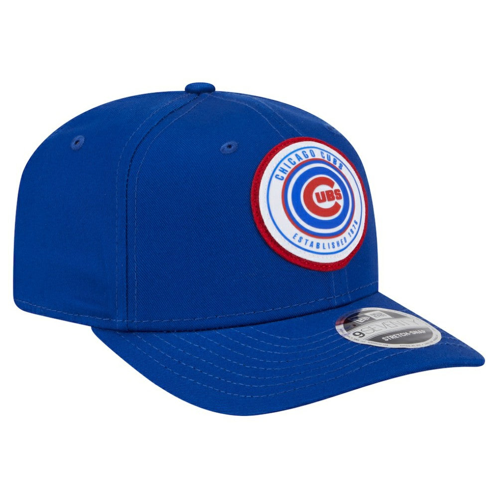 Chicago Cubs New Era Circle Patch 9SEVENTY Stretch-Snap Hat - MLB Hats