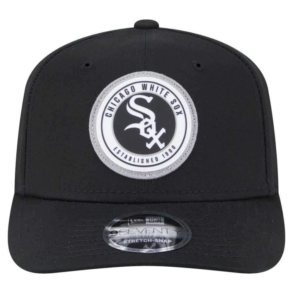 Chicago White Sox New Era Circle Patch 9SEVENTY Stretch-Snap Hat - MLB Hats