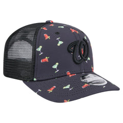 Washington Nationals New Era Adventure Drinks Pattern 9SEVENTY Stretch-Snap Hat - MLB Hats
