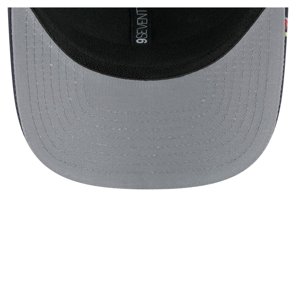 Los Angeles Angels New Era Adventure Drinks Pattern 9SEVENTY Stretch-Snap Hat - MLB Hats