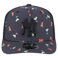 New York Yankees New Era Adventure Drinks Pattern 9SEVENTY Stretch-Snap Hat - MLB Hats
