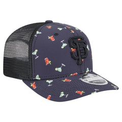 San Francisco Giants New Era Adventure Drinks Pattern 9SEVENTY Stretch-Snap Hat - MLB Hats
