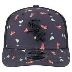 Chicago White Sox New Era Adventure Drinks Pattern 9SEVENTY Stretch-Snap Hat - MLB Hats