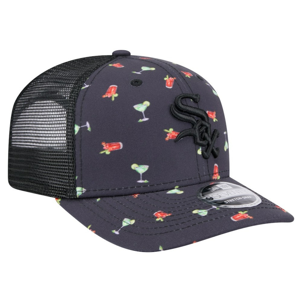 Chicago White Sox New Era Adventure Drinks Pattern 9SEVENTY Stretch-Snap Hat - MLB Hats