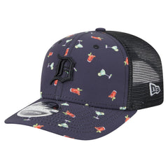 Detroit Tigers New Era Adventure Drinks Pattern 9SEVENTY Stretch-Snap Hat - MLB Hats
