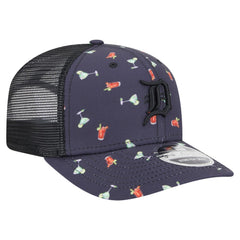 Detroit Tigers New Era Adventure Drinks Pattern 9SEVENTY Stretch-Snap Hat - MLB Hats