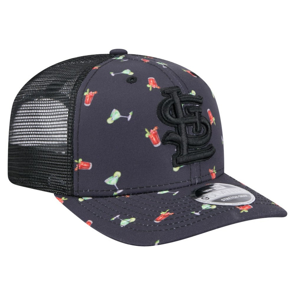St. Louis Cardinals New Era Adventure Drinks Pattern 9SEVENTY Stretch-Snap Hat - MLB Hats