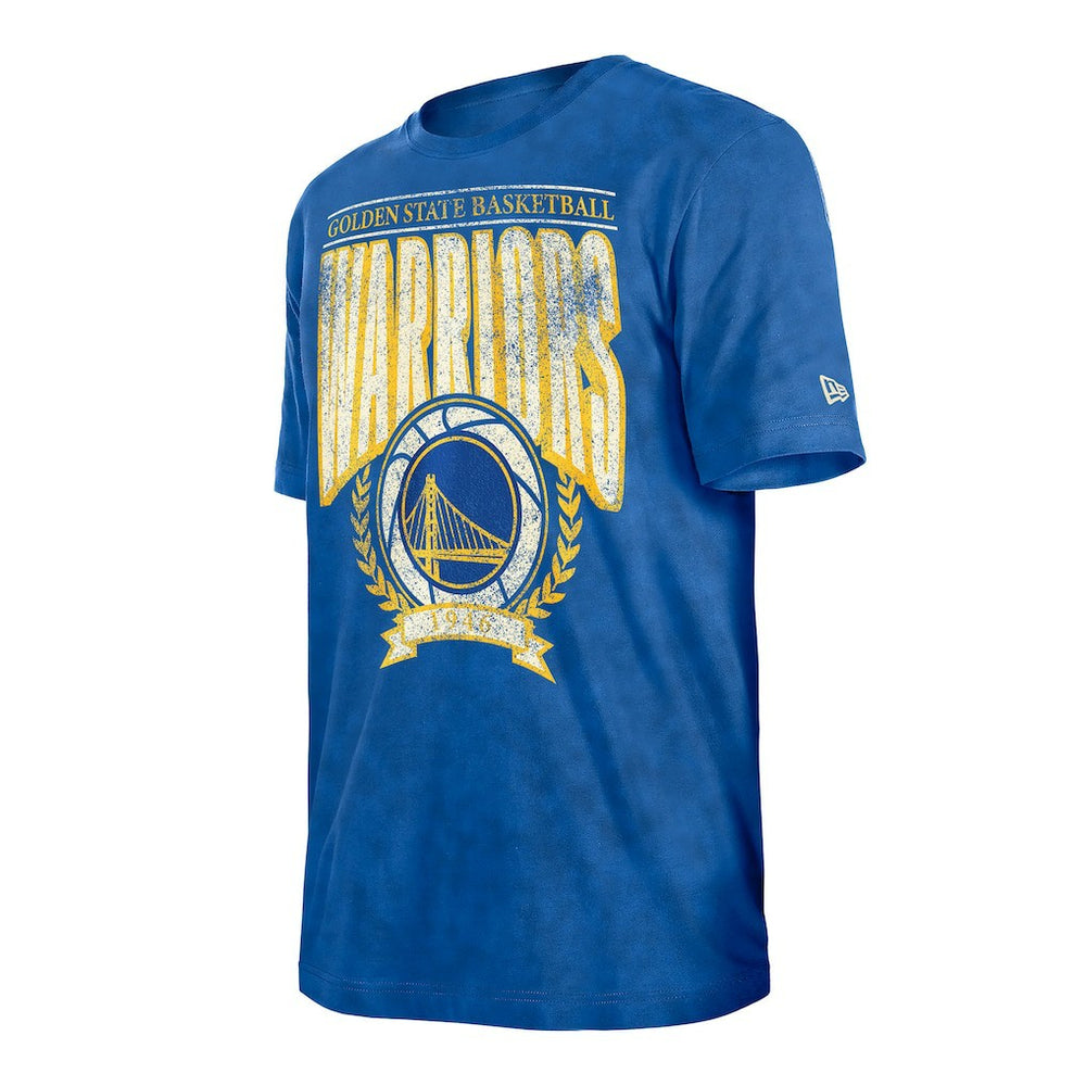 Royal Golden State Warriors Throwback Vintage Boxy Mineral Wash T-Shirt sale | NBA