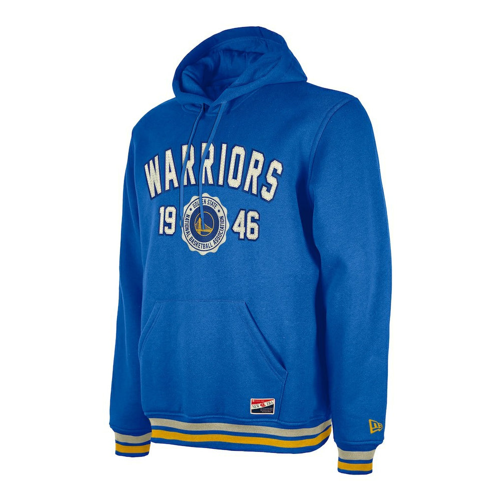 Royal Golden State Warriors Throwback Vintage Pullover Hoodie sale | NBA