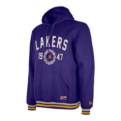 Purple Los Angeles Lakers Throwback Vintage Pullover Hoodie | NBA