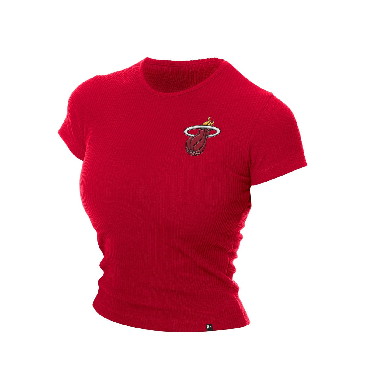 Dark Red Miami Heat Women's Leisure Collection Baby Doll Cropped T-Shirt | NBA