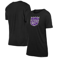 Black Sacramento Kings Women's Glam Game Flower T-Shirt | NBA