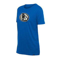 Blue Dallas Mavericks Women's Glam Game Flower T-Shirt sale | NBA