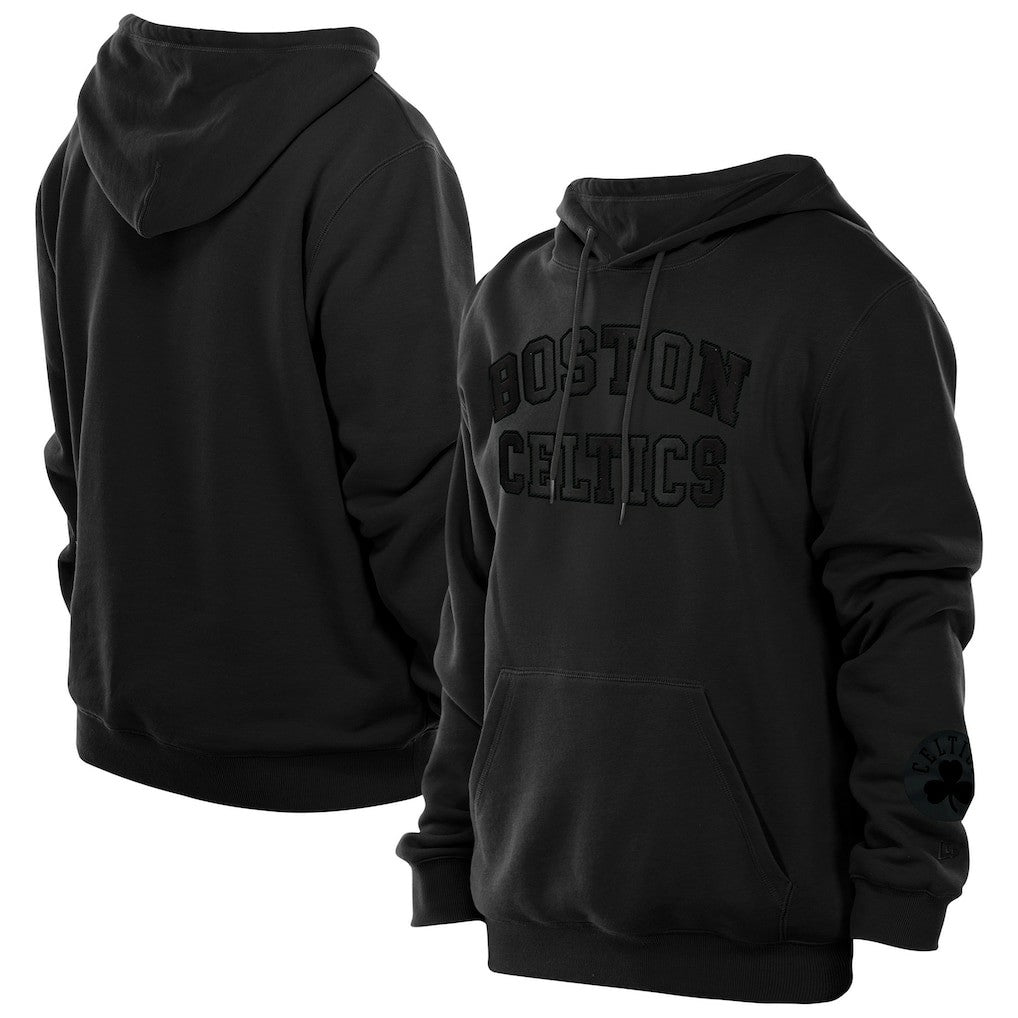 Black Boston Celtics Logo Select Premium Pullover Hoodie | NBA