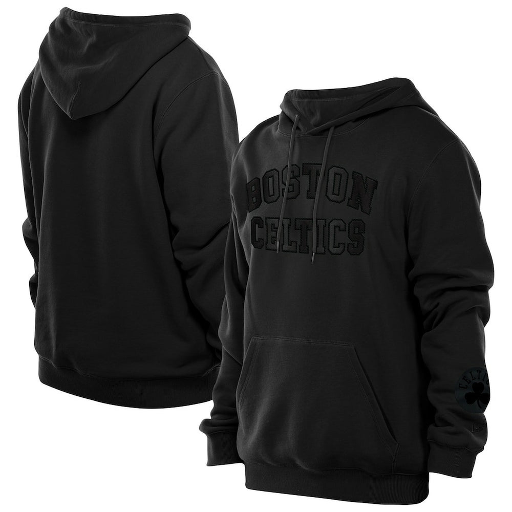 Black Boston Celtics Logo Select Premium Pullover Hoodie | NBA