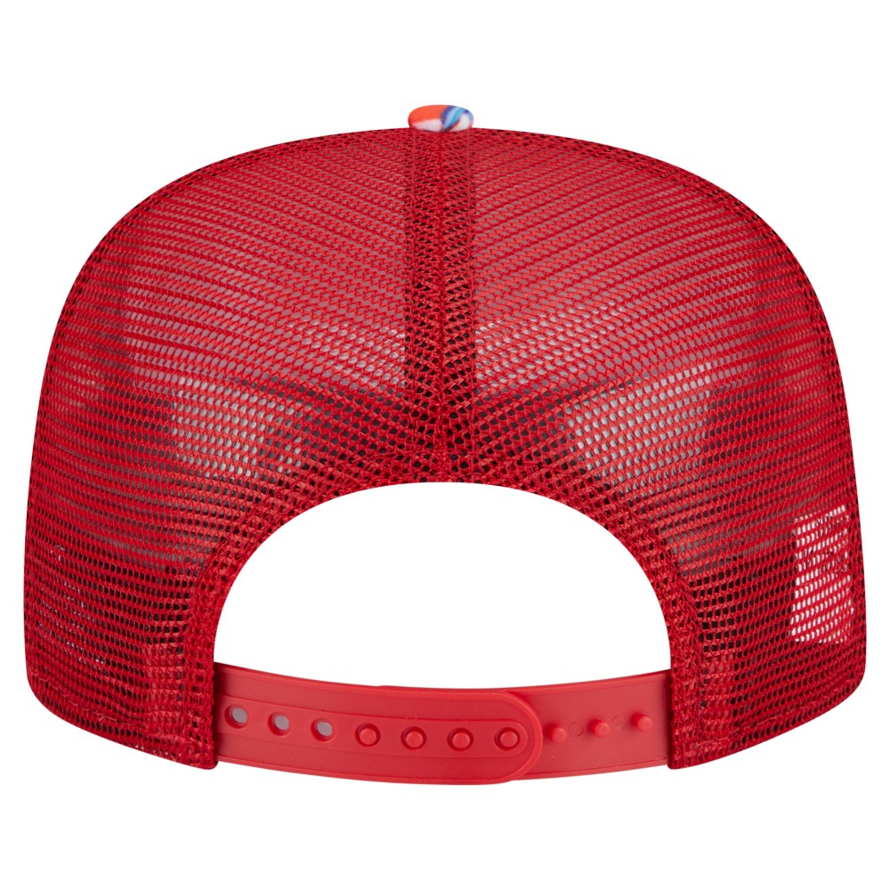 Los Angeles Angels New Era Adventure Pattern Golfer Trucker Snapback Hat - MLB Hats