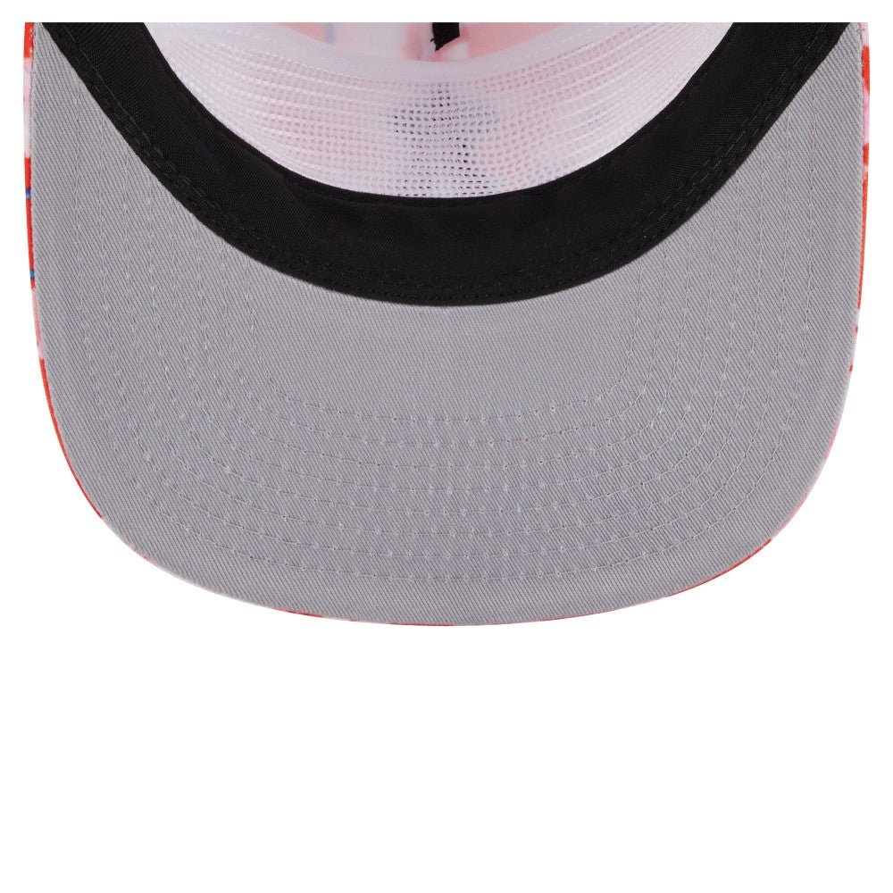 Los Angeles Angels New Era Adventure Pattern Golfer Trucker Snapback Hat - MLB Hats