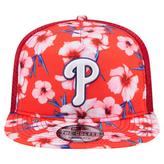 Philadelphia Phillies New Era Adventure Pattern Golfer Trucker Snapback Hat - MLB Hats