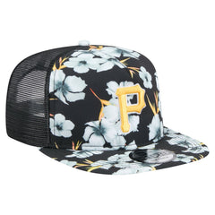 Pittsburgh Pirates New Era Adventure Pattern Golfer Trucker Snapback Hat - MLB Hats