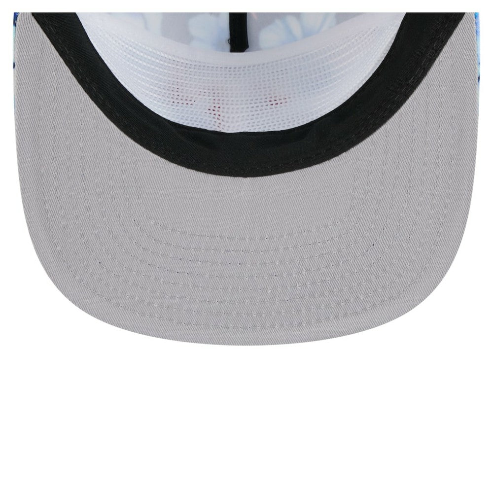Texas Rangers New Era Adventure Pattern Golfer Trucker Snapback Hat - MLB Hats
