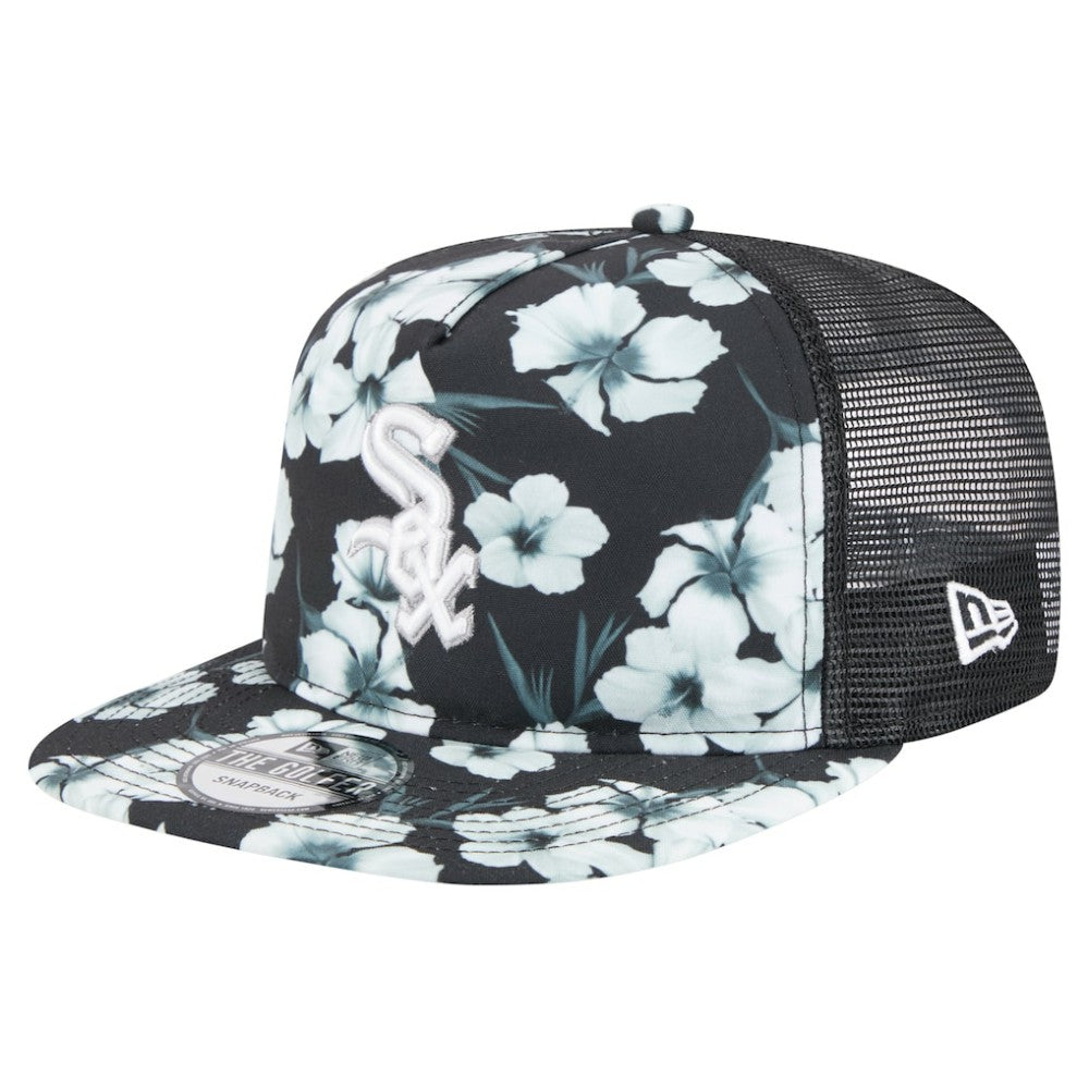 Chicago White Sox New Era Adventure Pattern Golfer Trucker Snapback Hat - MLB Hats