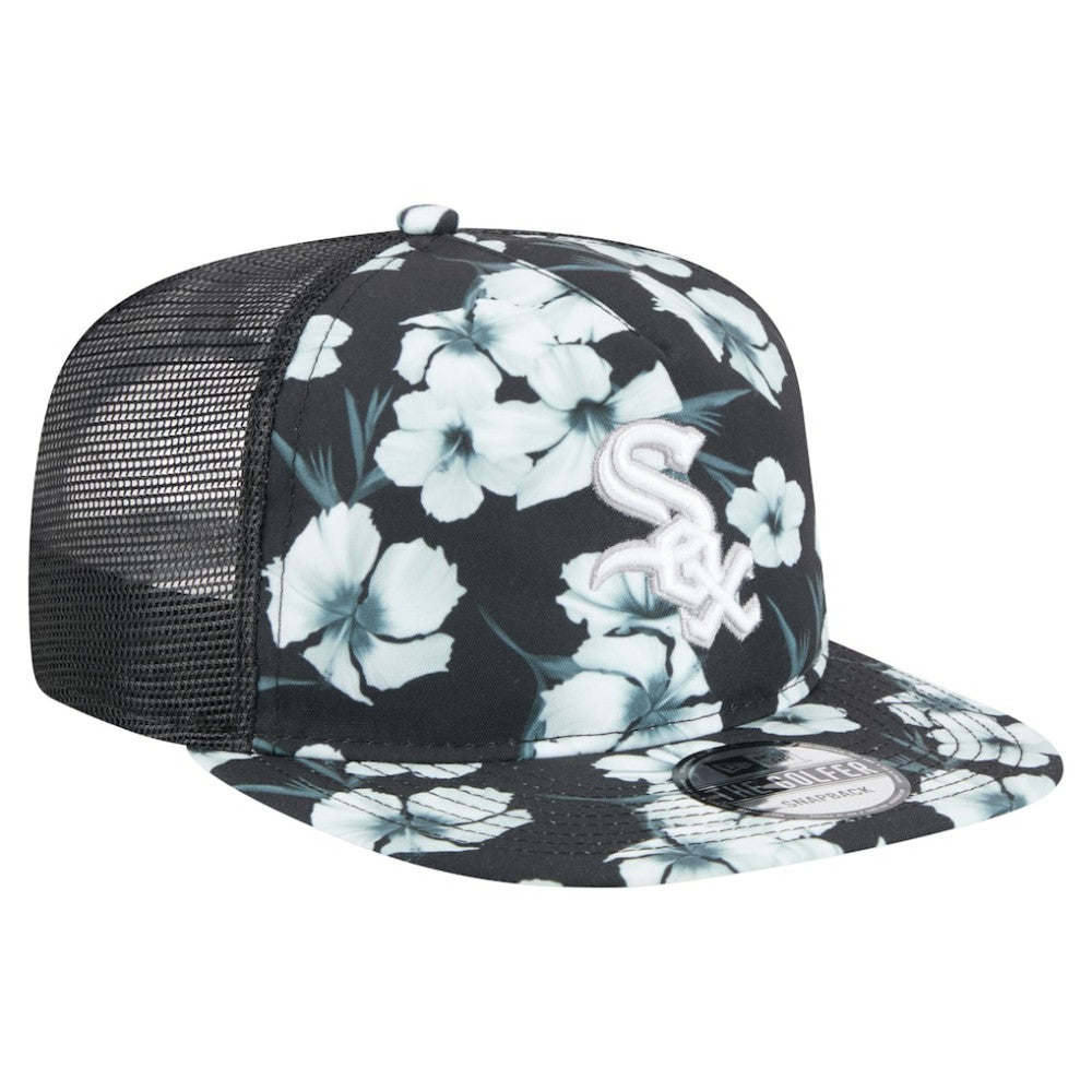 Chicago White Sox New Era Adventure Pattern Golfer Trucker Snapback Hat - MLB Hats