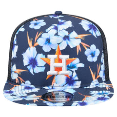 Houston Astros New Era Adventure Pattern Golfer Trucker Snapback Hat - MLB Hats