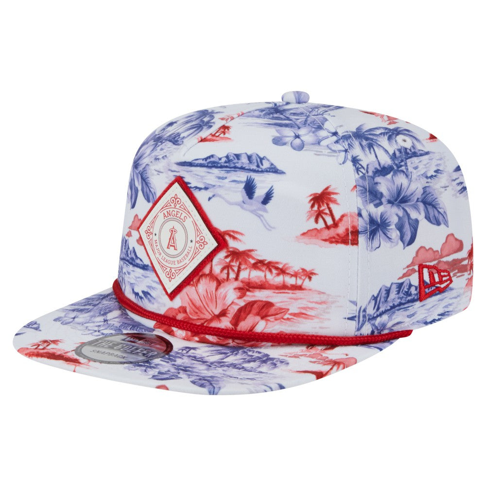 Los Angeles Angels New Era Printed Island Golfer Snapback Hat - MLB Hats