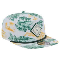 Athletics New Era Printed Island Golfer Snapback Hat - MLB Hats