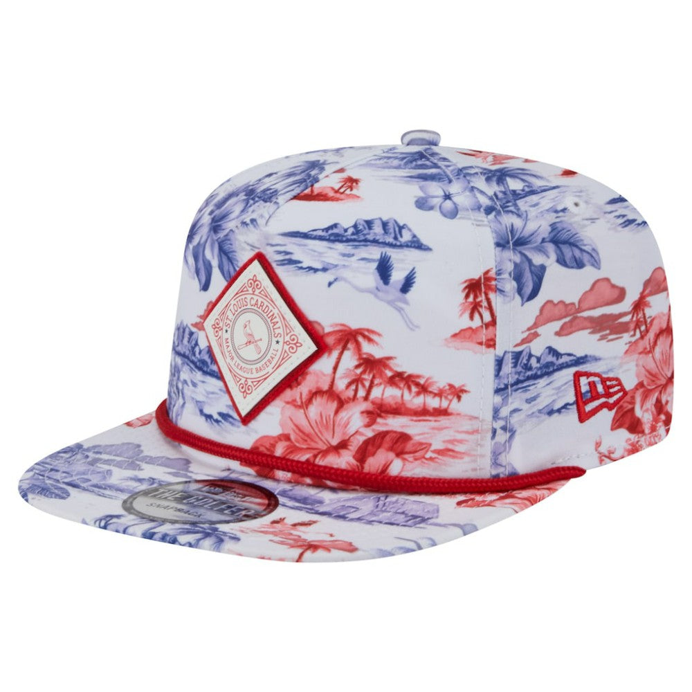 St. Louis Cardinals New Era Printed Island Golfer Snapback Hat - MLB Hats