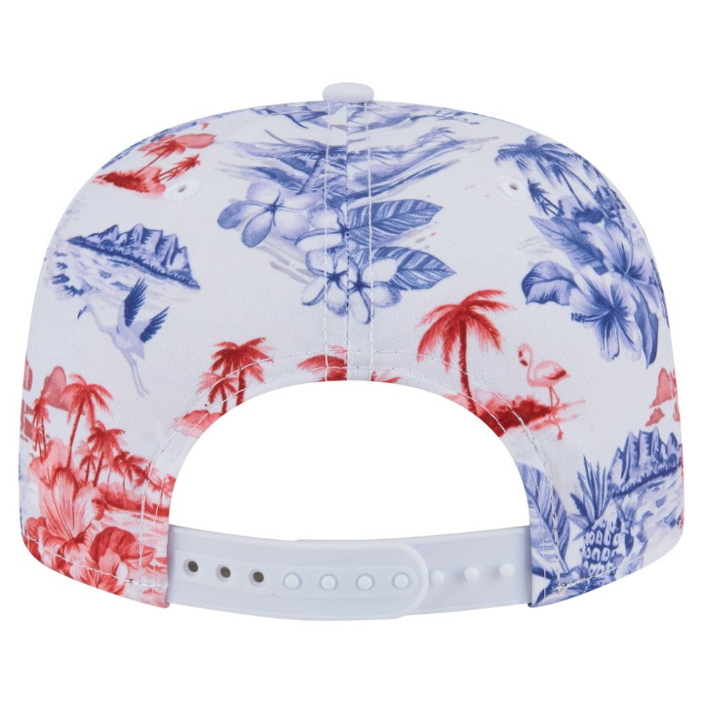 Texas Rangers New Era Printed Island Golfer Snapback Hat - MLB Hats