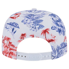 Texas Rangers New Era Printed Island Golfer Snapback Hat - MLB Hats