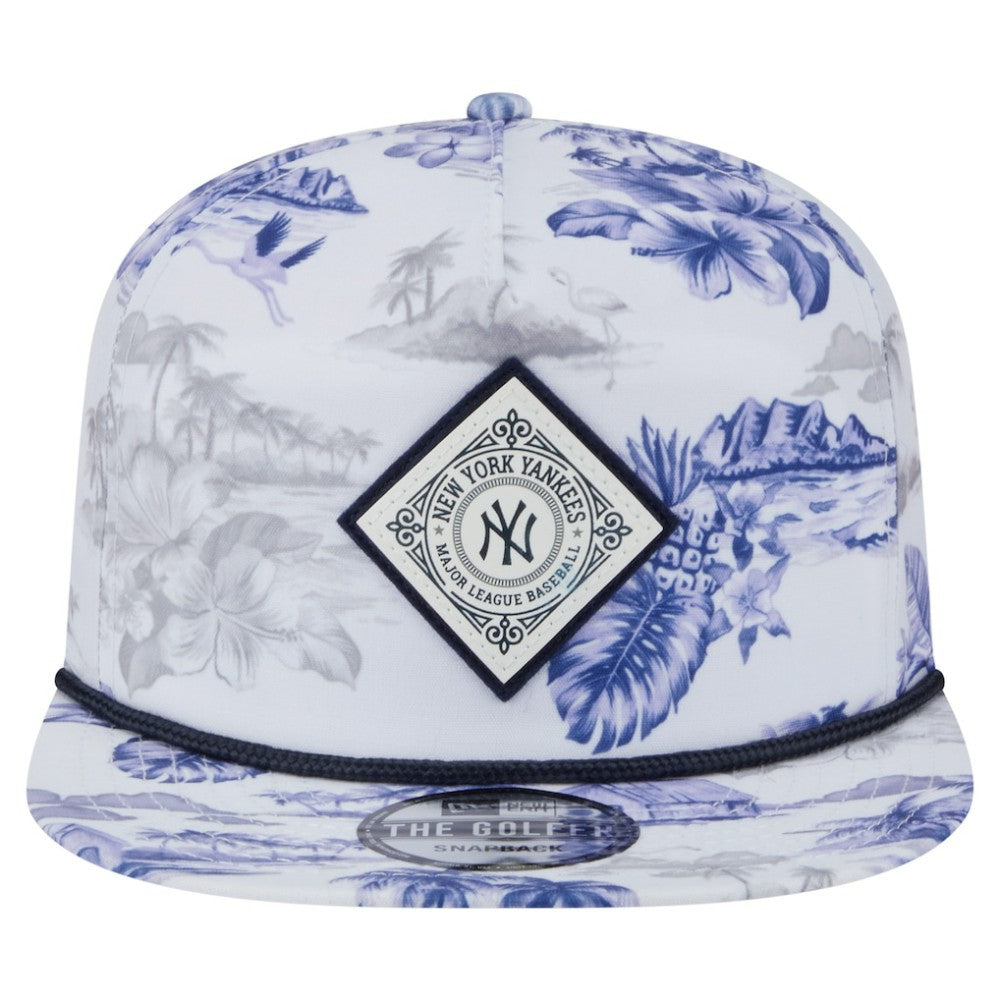 New York Yankees New Era Printed Island Golfer Snapback Hat - MLB Hats