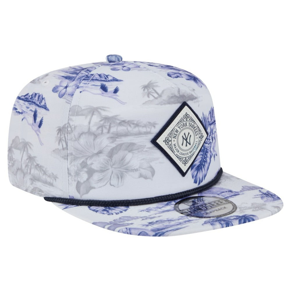 New York Yankees New Era Printed Island Golfer Snapback Hat - MLB Hats