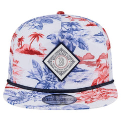 Boston Red Sox New Era Printed Island Golfer Snapback Hat - MLB Hats