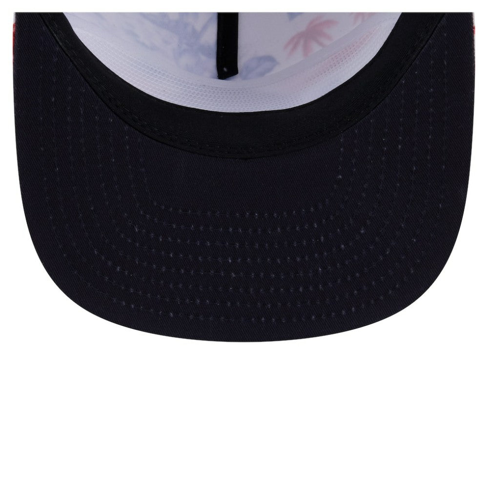 Boston Red Sox New Era Printed Island Golfer Snapback Hat - MLB Hats