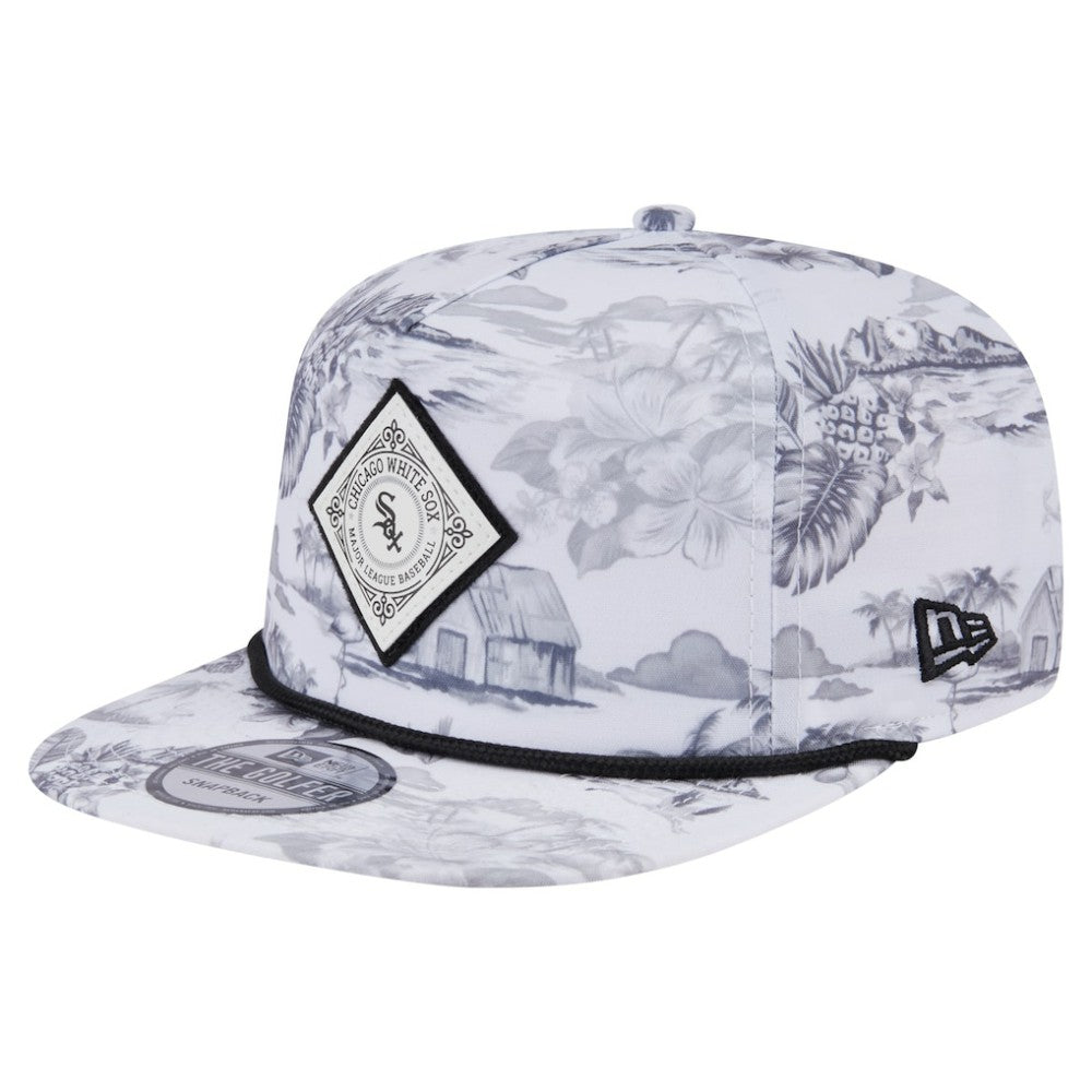 Chicago White Sox New Era Printed Island Golfer Snapback Hat - MLB Hats