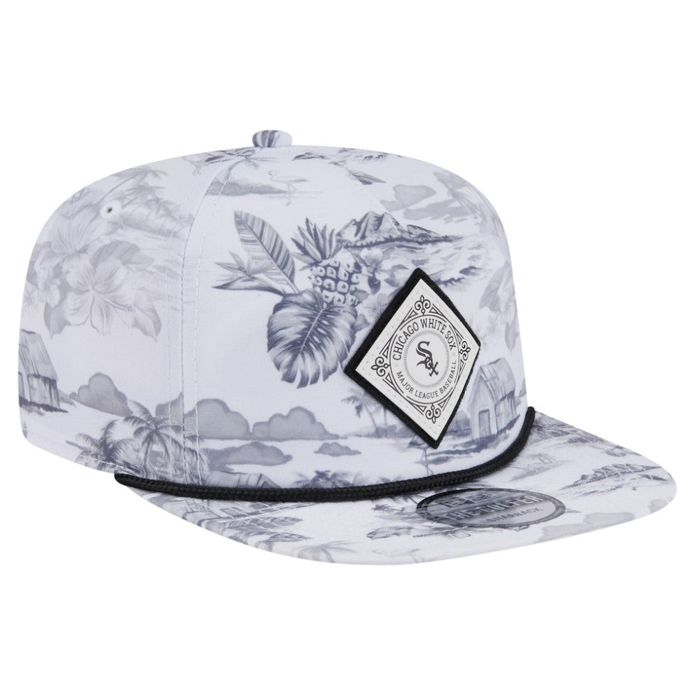 Chicago White Sox New Era Printed Island Golfer Snapback Hat - MLB Hats