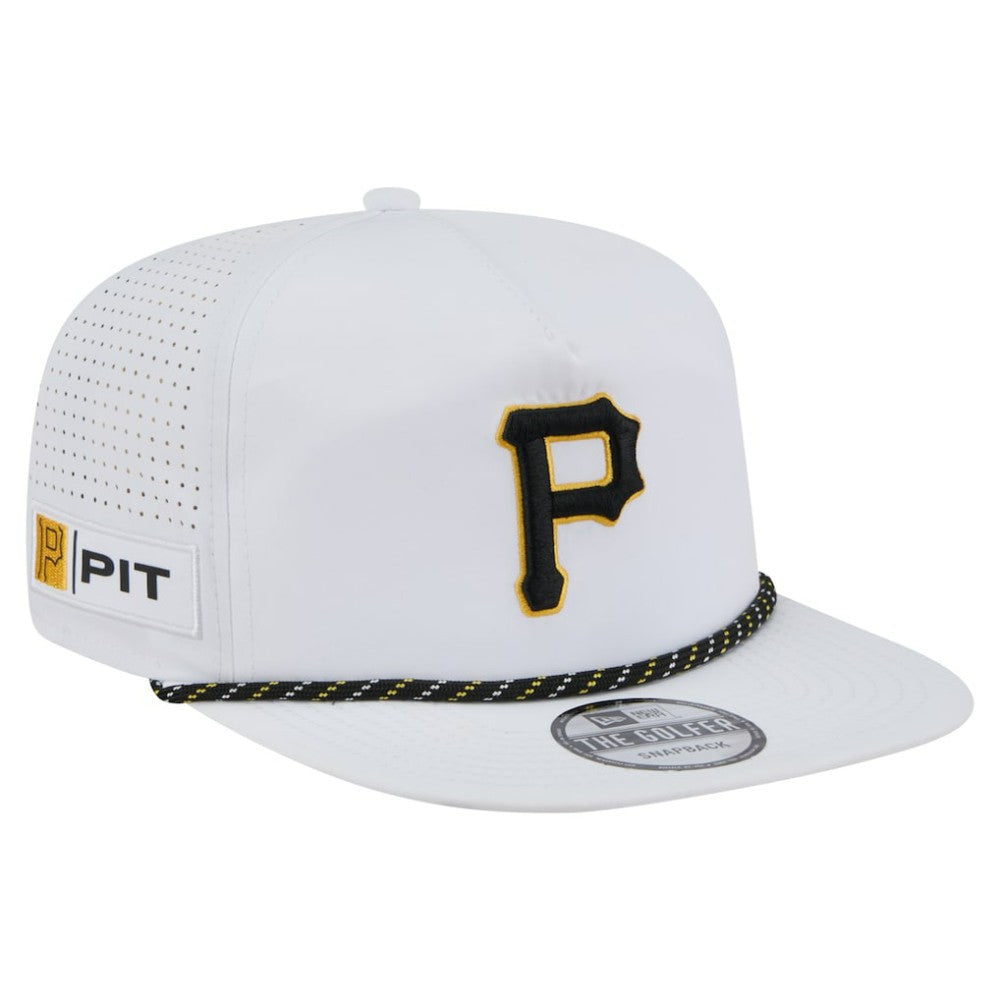 Pittsburgh Pirates New Era Perforated Golfer Snapback Hat - MLB Hats