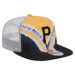 Pittsburgh Pirates New Era Tie-Dye Golfer Trucker Adjustable Hat - MLB Hats