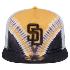 San Diego Padres New Era Tie-Dye Golfer Trucker Adjustable Hat - MLB Hats