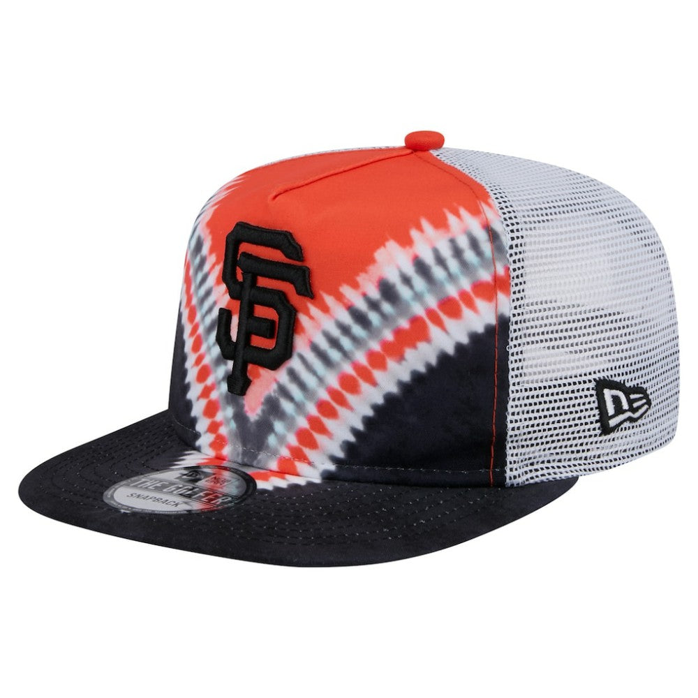 San Francisco Giants New Era Tie-Dye Golfer Trucker Adjustable Hat - MLB Hats