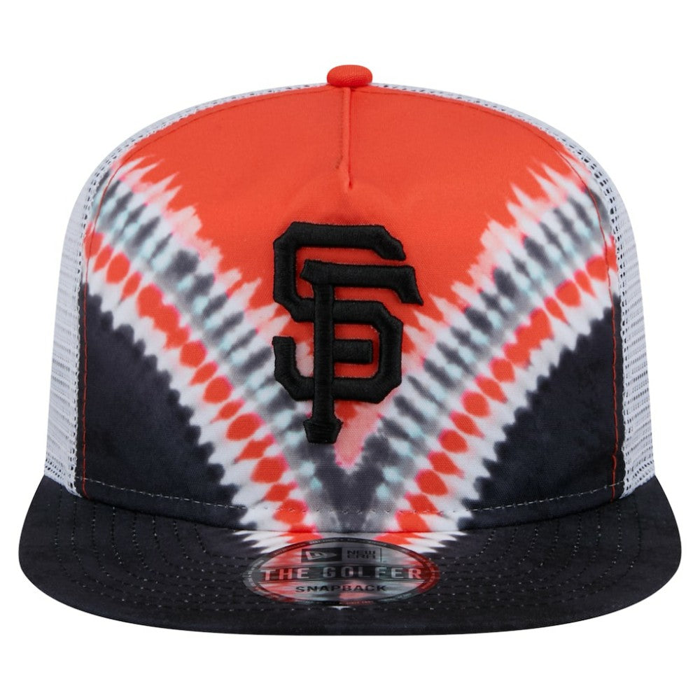 San Francisco Giants New Era Tie-Dye Golfer Trucker Adjustable Hat - MLB Hats