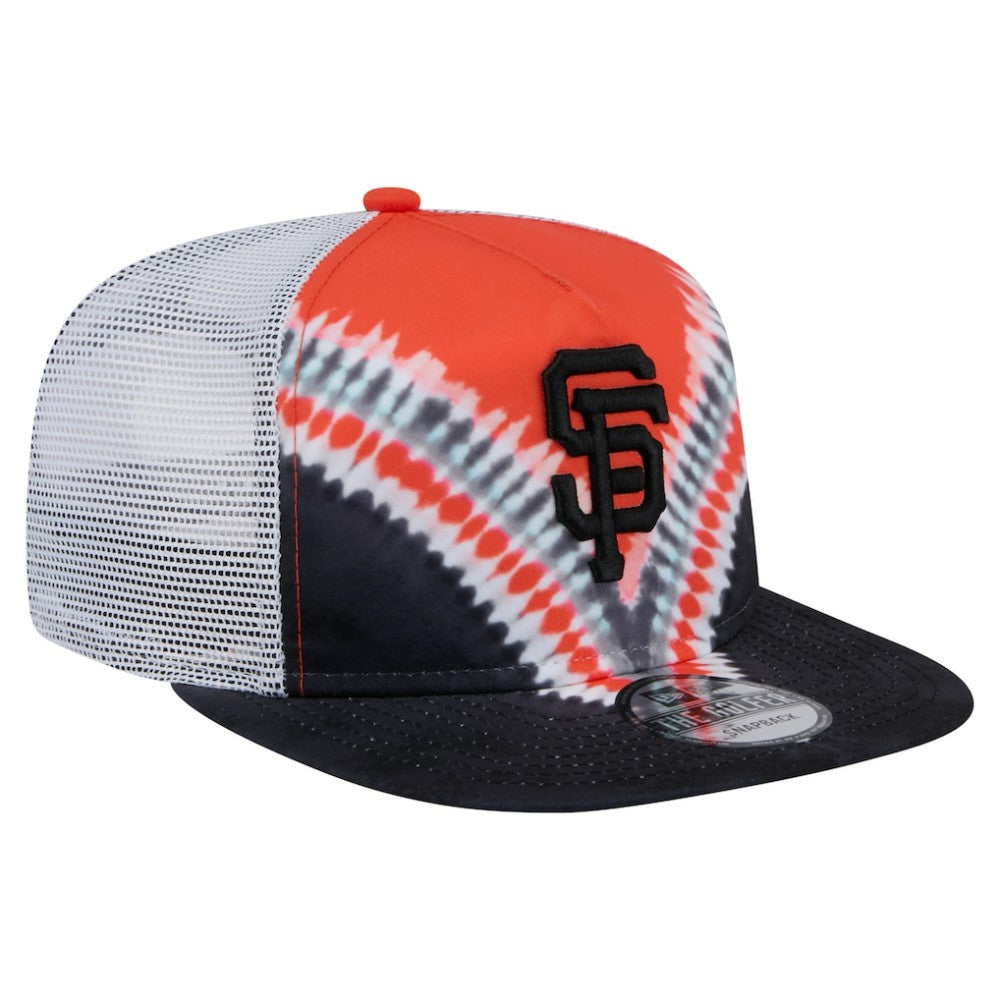 San Francisco Giants New Era Tie-Dye Golfer Trucker Adjustable Hat - MLB Hats
