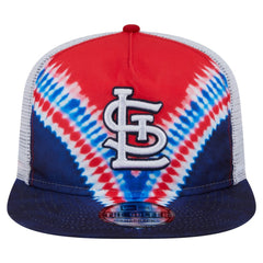 St. Louis Cardinals New Era Tie-Dye Golfer Trucker Adjustable Hat - MLB Hats