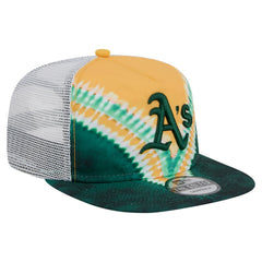 Athletics New Era Tie-Dye Golfer Trucker Adjustable Hat - MLB Hats