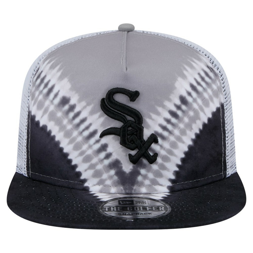 Chicago White Sox New Era Tie-Dye Golfer Trucker Adjustable Hat - MLB Hats