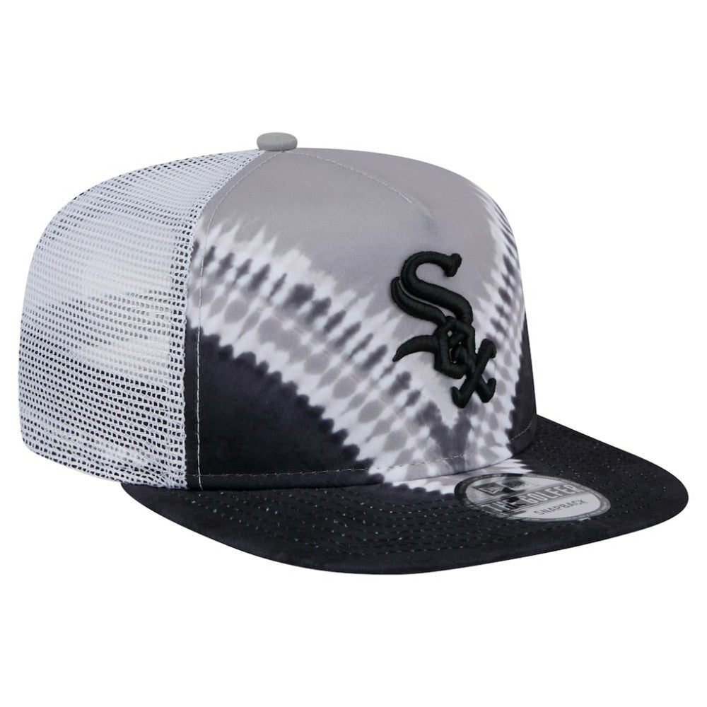 Chicago White Sox New Era Tie-Dye Golfer Trucker Adjustable Hat - MLB Hats