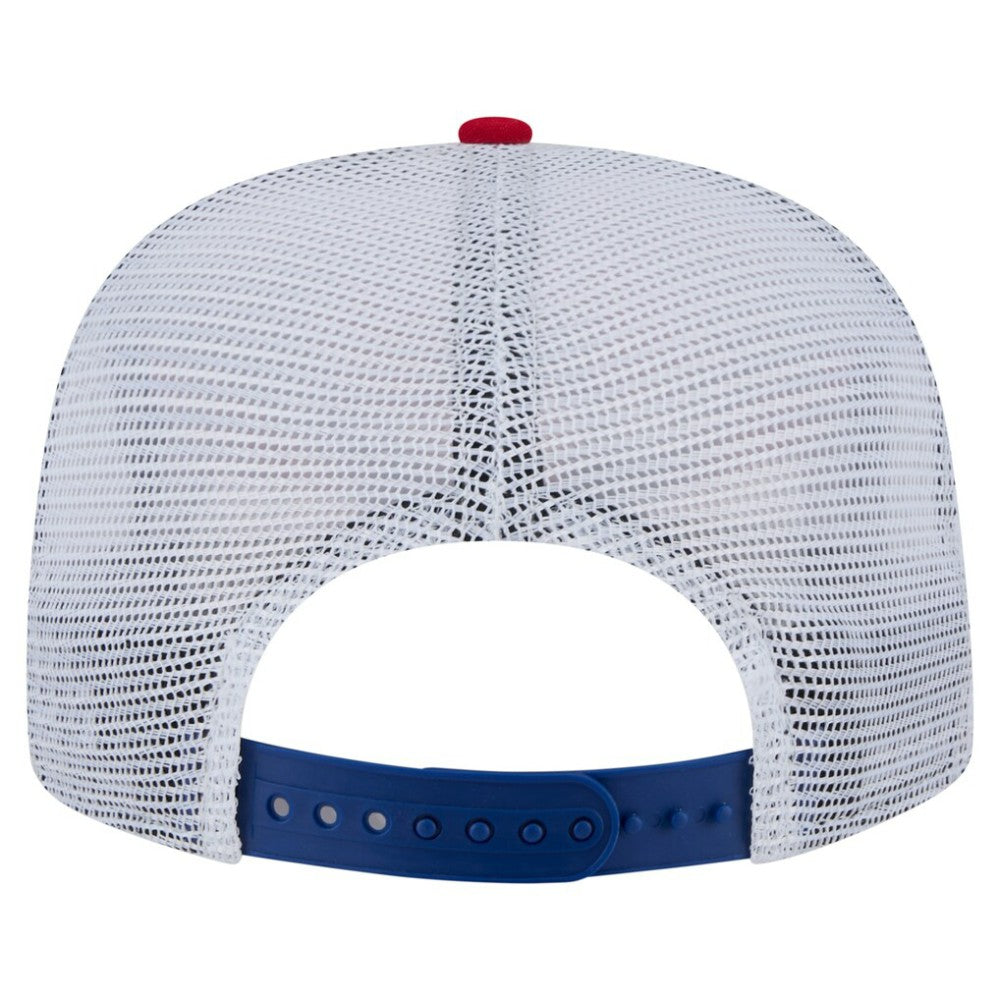 Chicago Cubs New Era Tie-Dye Golfer Trucker Adjustable Hat - MLB Hats