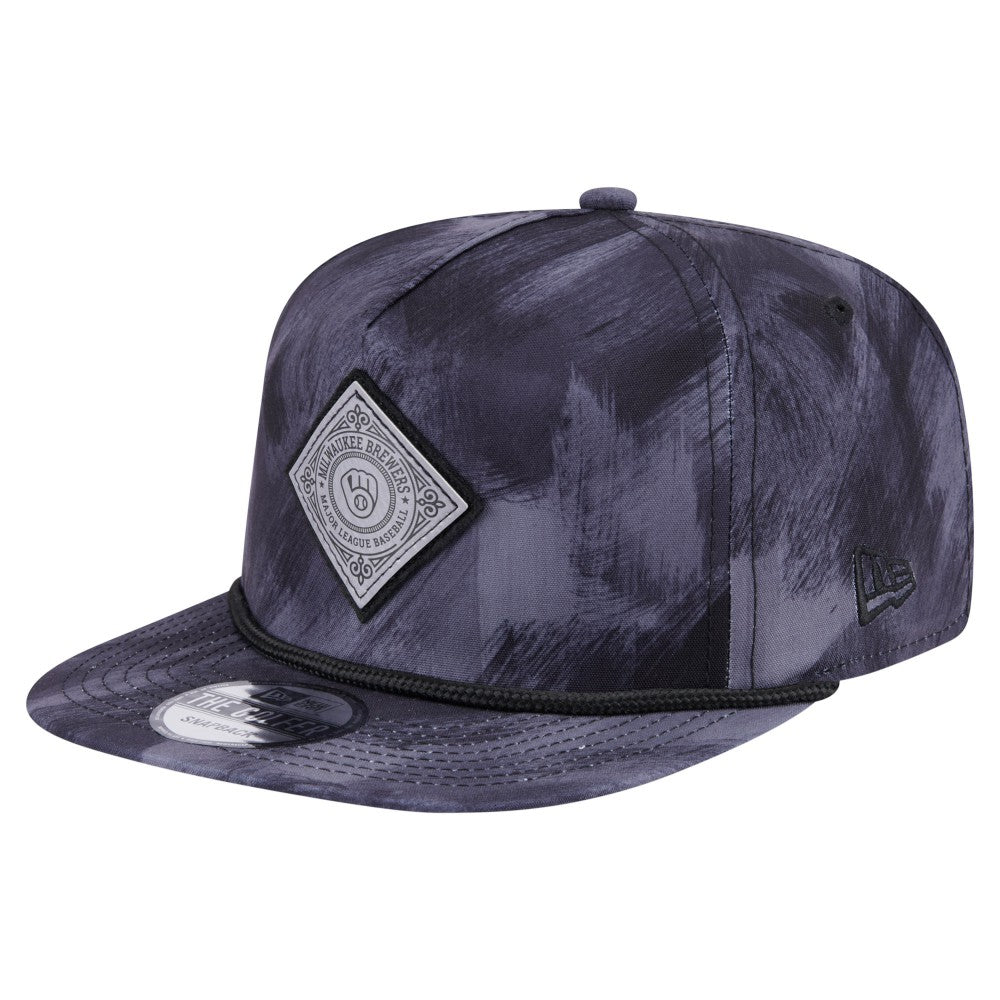 Milwaukee Brewers New Era Printed Golfer Snapback Hat - MLB Hats